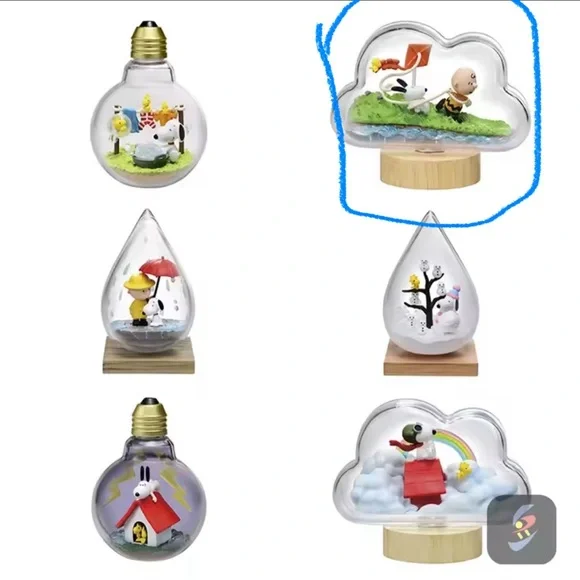 Snoopy Weather terrarium - number 2 Windy Day - Picture 15 of 15